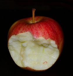 Manzana mordida