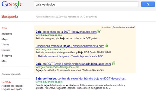 Búsqueda en Google
